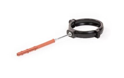 Тримач труби PROFiL пласт. L220 100 (чорний/RAL 9005)